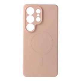 Калъф за Samsung Galaxy S26 Ultra Silicone Mag Cover Пясъчно розов 
