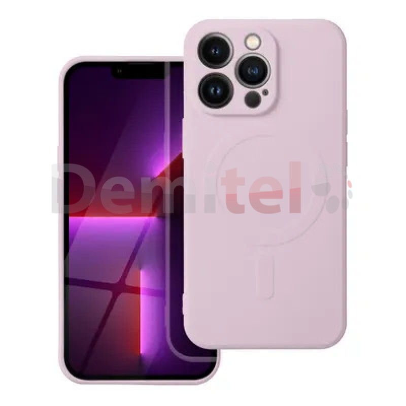 Калъф за Samsung Galaxy A57 Silicone Mag Cover Пясъчно розов