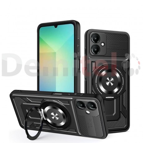 Калъф за Xiaomi Redmi Note 15 Pro Plus Ring Armor Черен 