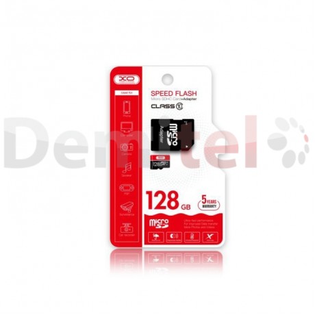 Карта Памет XO MicroSDHC Speed Flash + Adapter 128GB