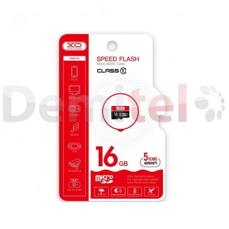 Карта Памет XO MicroSDHC Class 10 Speed Flash 16GB 