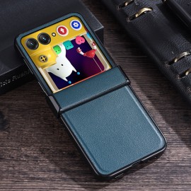 Калъф за Samsung Galaxy ZFlip 7 Hard Leather Business Case Син 