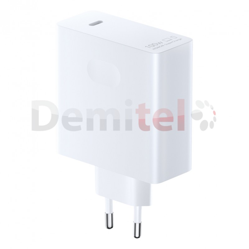 Адаптер Huawei Honor SuperCharge Power Adapter GaN Slim 100W Бял