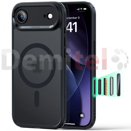 Калъф за iPhone 17 Air ESR Hybrid Case + Camera control Черен