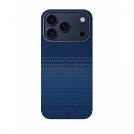 Калъф за iPhone 17 Pro TP-106 Premium Carbon Case Син 