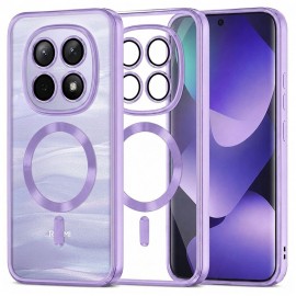 Калъф за Xiaomi Redmi Note 15/Poco M8 5G TechSuit Luxury Crystal MagSafe Светлолилав   