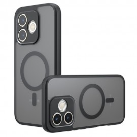 Калъф за Poco X8 Pro Max Lite TechSuit PureFrost MagSafe Черен Мат 