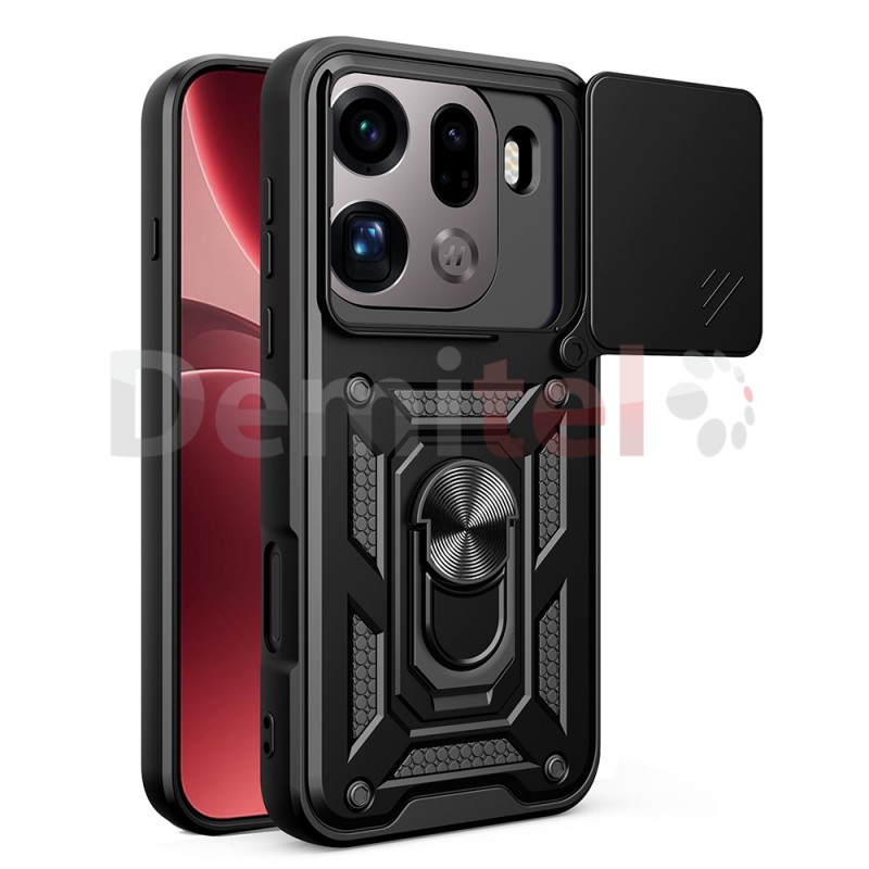 Калъф за Oppo Find X9 Pro Techsuit Camshield Черен