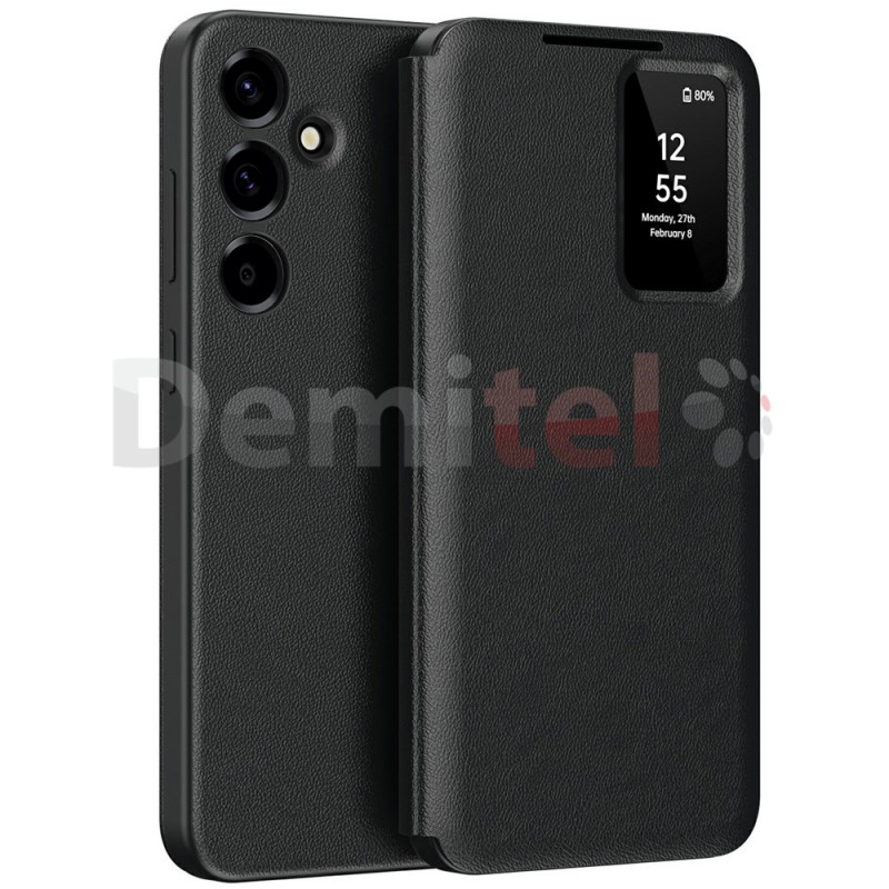 Калъф за Samsung Galaxy A36/A37 Techsuit Smart View Черен