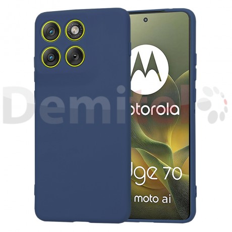 Калъф за Motorola Edge 70 Techsuit Softflex Син
