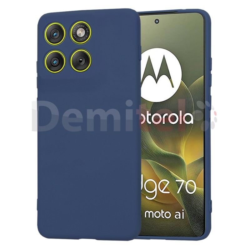 Калъф за Motorola Edge 70 Techsuit Softflex Син
