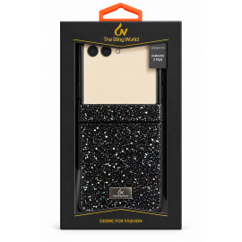 Калъф за Samsung Galaxy Zflip 8 The Bling World Черен 