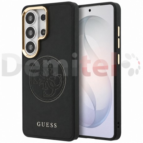 Калъф за Samsung Galaxy S26 Ultra Guess Perforated Logo MagSafe Черен