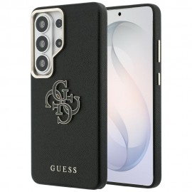 Калъф за Samsung Galaxy S26 Ultra Guess Grained Big 4G Metal Logo Черен 