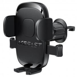 Стойка Acefast D56 One-Key Lock Silicone Grip Черна 