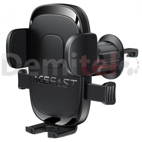 Стойка Acefast D56 One-Key Lock Silicone Grip Черна