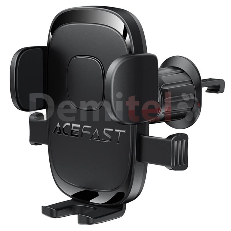 Стойка Acefast D56 One-Key Lock Silicone Grip Черна