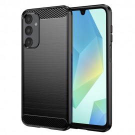 Калъф за Samsung Galaxy A16 Techsuit Carbon Silicone Черен 