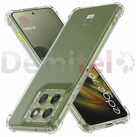 Калъф за Motorola Edge 70 Shockproof Clear Silicone Прозрачен