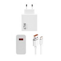 Зарядно Xiaomi HyperCharge Combo USB-A>Type-C 67W ..