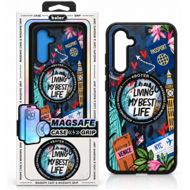 Калъф за Samsung Galaxy A34 BOTER MagSafe + MagPopsocket Best Life 