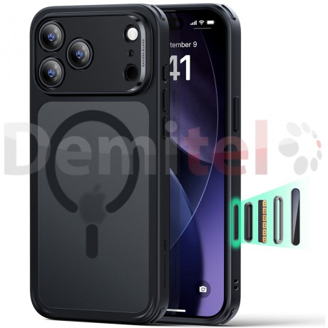 Калъф за iPhone 18 Pro Max ESR Classic Hybrid HaloLock Черен