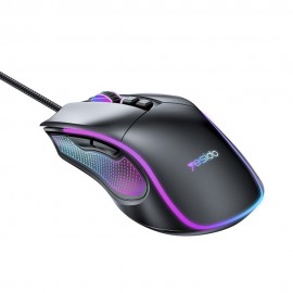 Геймърска мишка Yesido KB20 RGB 7200 DPI USB Черна 
