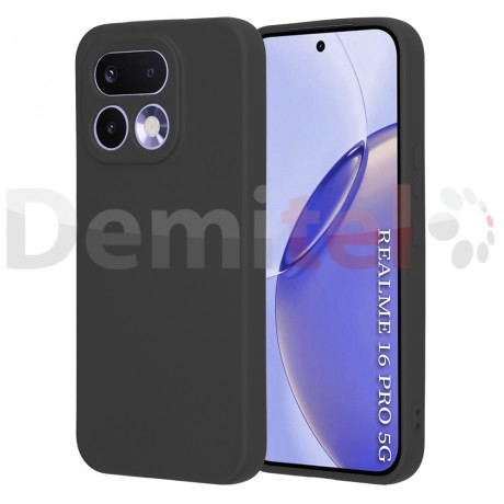 Калъф за Realme 16 Pro Techsuit SoftFlex Черен
