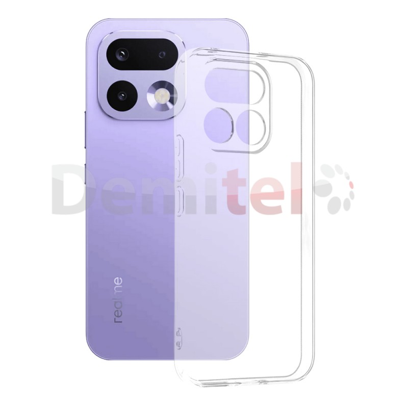 Калъф за Realme 16 Pro Techsuit Clear Silicone Прозрачен