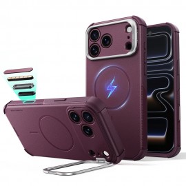 Калъф за iPhone 18 Pro Max / 17 Pro Max ESR Cyber Armor Kickstand Бордо 