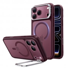 Калъф за iPhone 18 Pro / 17 Pro ESR Classic Hybrid HaloLock Kickstand Бордо 
