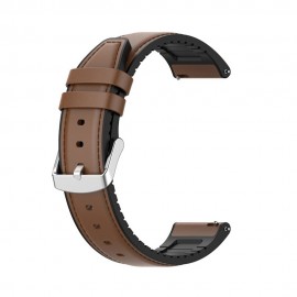 Каишка за Samsung Galaxy Watch 4/5/Active 2 / Huawei Watch GT 3 / GT 3 Pro Techsuit 20mm Кафява 