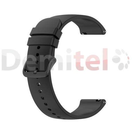 Каишка за Samsung Galaxy Watch 4/5/Active 2 / Huawei Watch GT 3 / GT 3 Pro Techsuit 20mm Черна