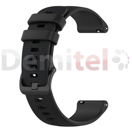  Каишка за Samsung Galaxy Watch 4/5/Active 2 / Huawei Watch GT 3 / GT 3 Pro Techsuit 20mm Черна