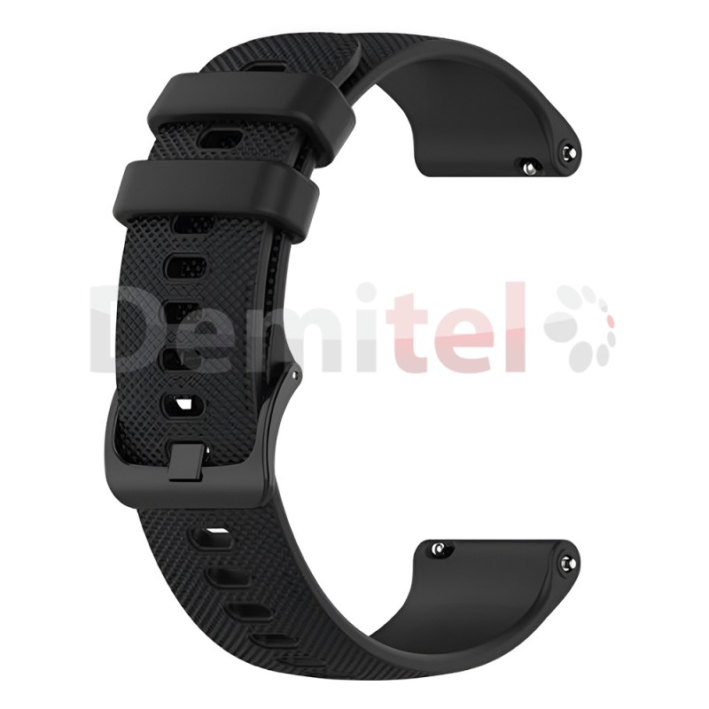  Каишка за Samsung Galaxy Watch 4/5/Active 2 / Huawei Watch GT 3 / GT 3 Pro Techsuit 20mm Черна