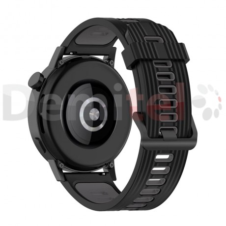 Каишка за Samsung Galaxy Watch 4/5/Active 2 / Huawei Watch GT 3 / GT 3 Pro Techsuit 20mm Черна